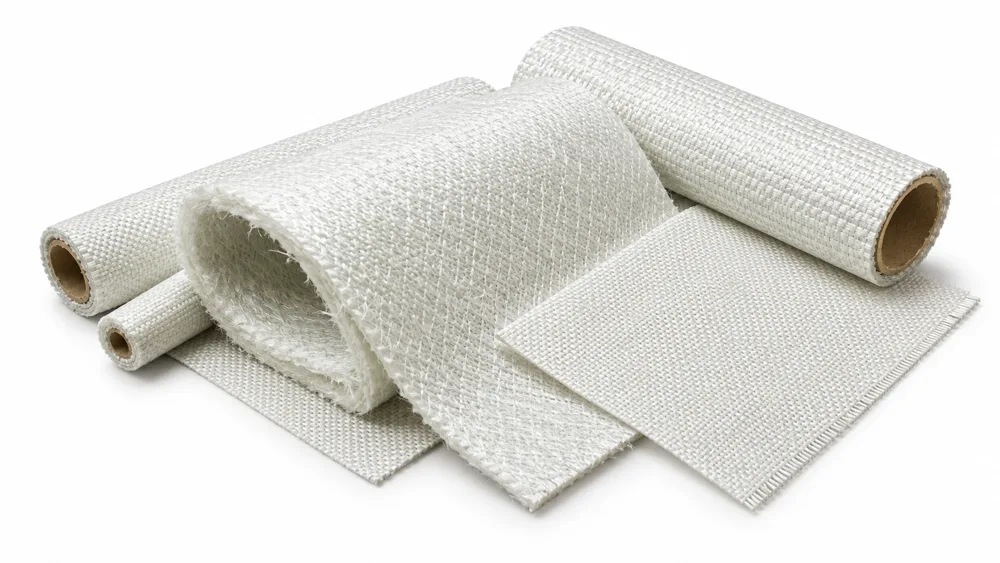 Fibre avec toile tressée