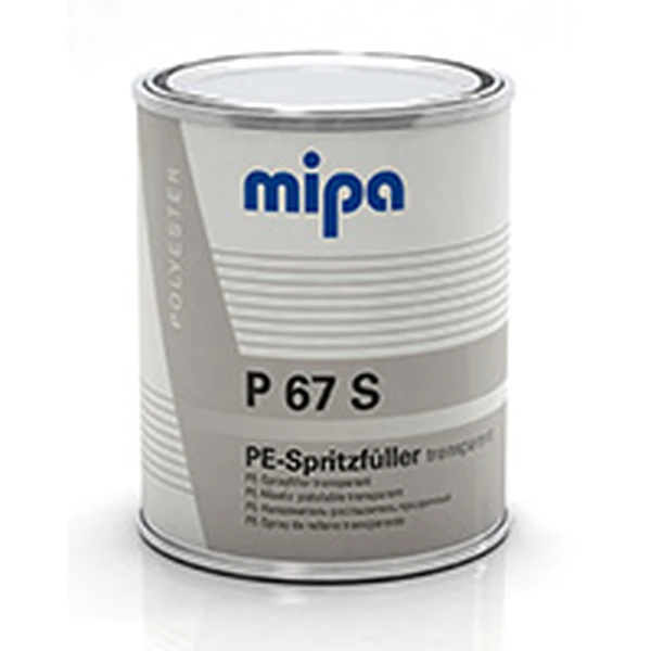 Produit MIPA Mastic polyester pistolable transparent P 67 S avec durcisseur MEKP