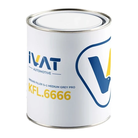 Apprêt Ground Filler gris moyen 5+1 Pro — IVAT