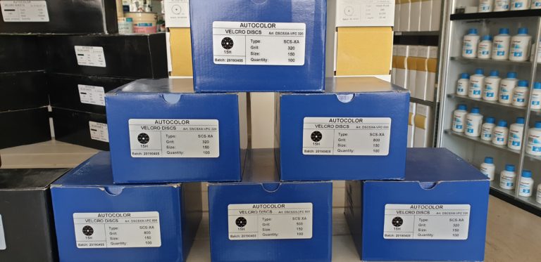 Cartons de disques abrasifs Autocolor